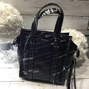 Balenciaga Logo Shopper Tote Bag